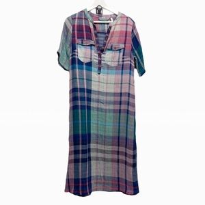 Soft Surroundings Cayman Plaid Maxi